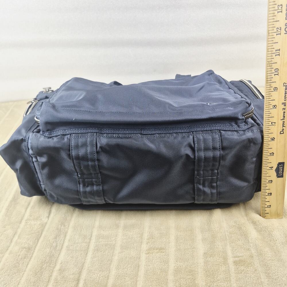 Lug Atlas RFID Travel Bag Tote Carry On Organizer Navy Blue Multi Pocket - Picture 15 of 16